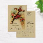 Carte sainte du Mémorial du prêtre catholique - (Bureau)