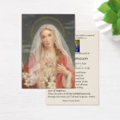 Carte Sainte du Mémorial funéraire catholique Vier (Bureau)