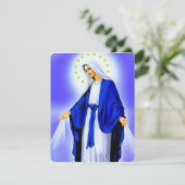 Carte Sainte du Mémorial funéraire catholique Vier (Debout devant)