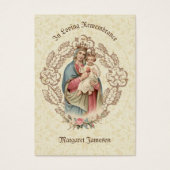 Carte Sainte du Mémorial funéraire catholique Vier (Devant)