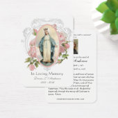 Carte Sainte du Mémorial funéraire catholique Vier (Bureau)