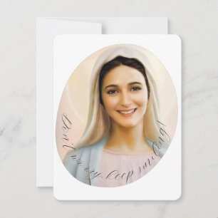 Carte Sainte du Mémorial funéraire catholique Vier