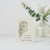 Carte Sainte du Mémorial funéraire catholique Vier (Debout devant)