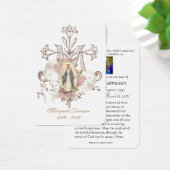 Carte Sainte du Mémorial funéraire catholique Vier (Bureau)