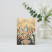 Carte Sainte du Mémorial funéraire catholique Vier (Debout devant)