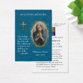 Carte Sainte du Mémorial funéraire catholique Vier (Bureau)