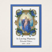 Carte Sainte du Mémorial funéraire catholique Vier (Devant)