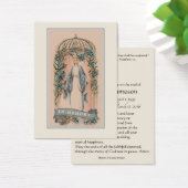 Carte Sainte du Mémorial funéraire catholique Vier (Bureau)