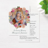 Carte Sainte du Mémorial funéraire catholique Vier (Bureau)