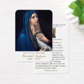 Carte Sainte du Mémorial funéraire catholique Vier (Bureau)