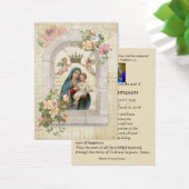 Carte Sainte du Mémorial funéraire catholique Vier (Bureau)