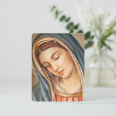 Carte Sainte du Mémorial funéraire catholique Vier (Debout devant)