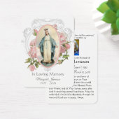 Carte Sainte du Mémorial funéraire catholique Vier (Bureau)