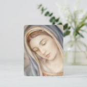 Carte Sainte du Mémorial funéraire catholique Vier (Debout devant)