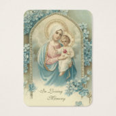 Carte Sainte du Mémorial funéraire catholique Vier (Devant)