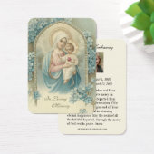 Carte Sainte du Mémorial funéraire catholique Vier (Bureau)