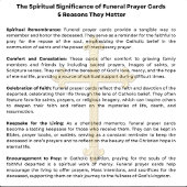 Carte Sainte du Mémorial funéraire catholique Vier