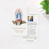 Carte Sainte du Mémorial funéraire catholique Vier (Bureau)