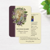 Carte Sainte du Mémorial funéraire catholique Vier (Bureau)