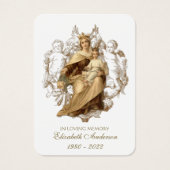 Carte Sainte du Mémorial funéraire catholique Vier (Devant)