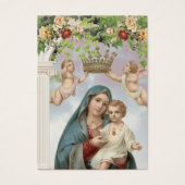 Carte Sainte du Mémorial funéraire catholique Vier (Devant)