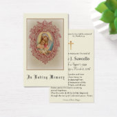 Carte Sainte du Mémorial funéraire catholique Vier (Bureau)