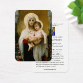 Carte Sainte du Mémorial funéraire catholique Vier (Bureau)