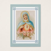 Carte Sainte du Mémorial funéraire catholique Vier (Devant)