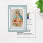 Carte Sainte du Mémorial funéraire catholique Vier (Bureau)