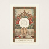 Carte Sainte du Souvenir catholique de la première (Devant)