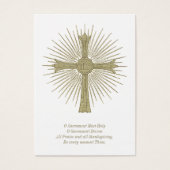 Carte Sainte du Souvenir catholique de la première (Devant)