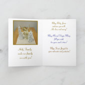 Carte Sainte Famille de Nazareth, Bénédiction de Noël, C (Intérieur)