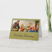 Carte SAINTE FAMILLE Saint Joseph, Jésus, Marie (Devant)