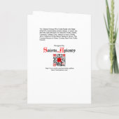 Carte Sainte Gobnaï repousse un voleur de bétail avec de (Dos)