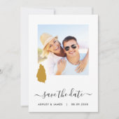 Carte Sainte-Lucie Mariage photo Enregistrer la ca (Devant)