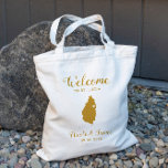 Carte Sainte-Lucie Mariage Sac fourre-tout de bien<br><div class="desc">Un sac cadeau de bienvenue mariage pour les clients extérieurs à la ville à votre mariage,  avec l'image de Sainte-Lucie,  avec le coeur que vous pouvez placer à l'endroit précis. Remplissez le fourre-tout avec vos goodies favoris.</div>