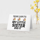 CARTE SAINTE MA PETITE SŒUR A FAIT ÇA (Fleur jaune)