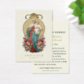 Carte Sainte Mariage catholique Vierge Marie (Bureau)