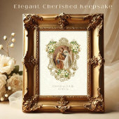 Carte Sainte Mariage Floral Catholique