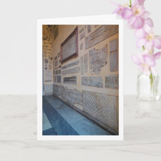 Carte Sainte-Marie de Trastevere, Art mosaïque, Rome, It (Orchidée)