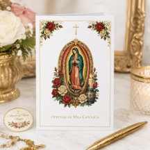 Sainte Offrande de Messe espagnole Guadalupe