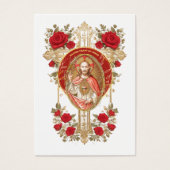 CARTE SAINTE PROFESSION DE VOEUX DE RELIGIEUSE CAT (Devant)