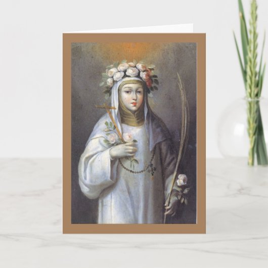 Carte Sainte Rose de Lima (Devant)