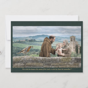 Carte Sainte   Saint François avec Bonaventure