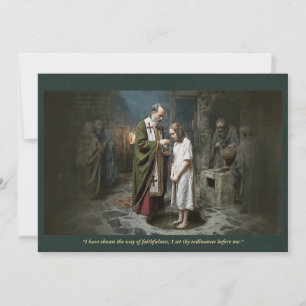 Carte Sainte Saint Méthode avec Ludmila