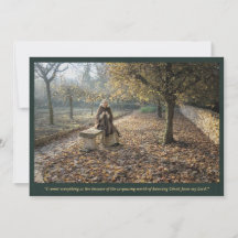 Carte Sainte | Sainte Aldegundis en Automne