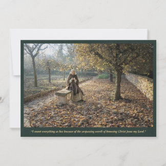 Carte Sainte | Sainte Aldegundis en Automne