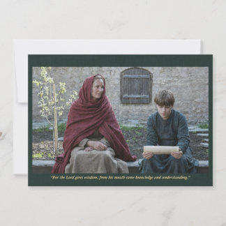 Carte Sainte | Sainte Ludmila avec Wenceslaus