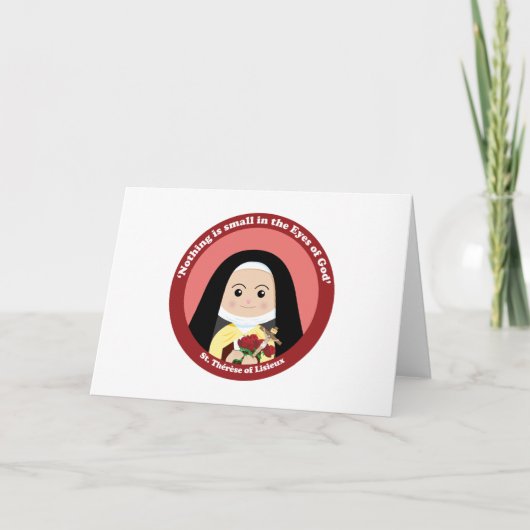 Carte Sainte Thérèse de Lisieux (Devant)