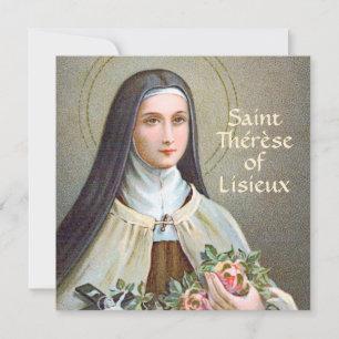 Carte Sainte Thérèse de Lisieux la Petite Fleur (BJE 01)